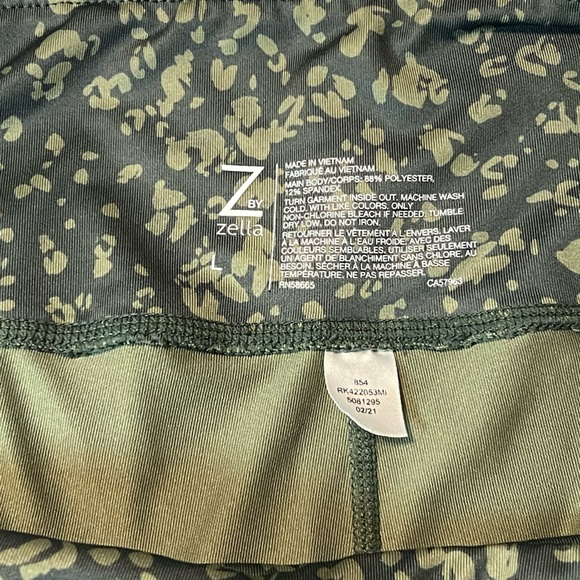 Zella Women’s size large ultra high waist ankle leggings green - Picture 4 of 4
